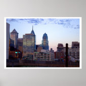 Philadelphia Skyline Foto Poster (Voorkant)