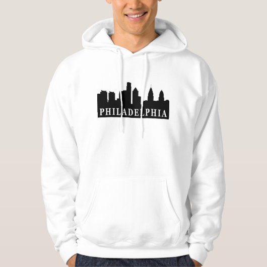 Philadelphia Skyline Hoodie (Voorkant)