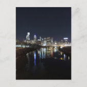 Philadelphia Skyline in Night Briefkaart (Voorkant)