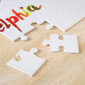 Philadelphia skyline in watercolor legpuzzel (Zijkant)