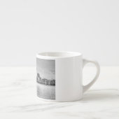 Philadelphia skyline in zwart-wit espresso kop (Rechts)