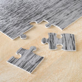 Philadelphia skyline in zwart-wit legpuzzel (Zijkant)