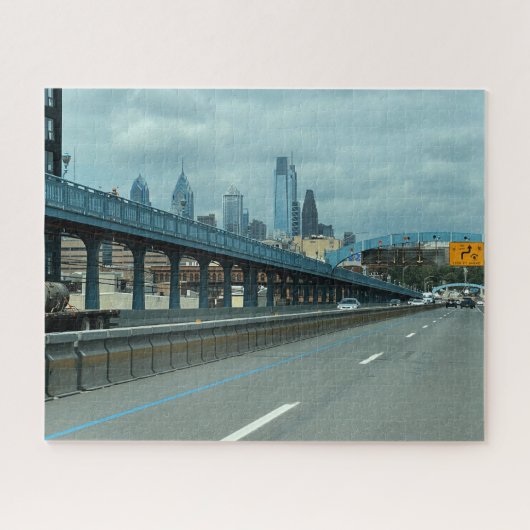 Philadelphia Skyline Legpuzzel (Horizontaal)