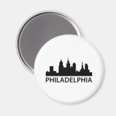 Philadelphia Skyline Magneet (Voorkant / Achterkant)