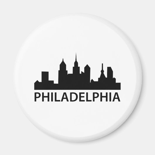 Philadelphia Skyline Magneet (Voorkant)