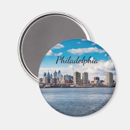 Philadelphia Skyline Magneet (Voorkant / Achterkant)