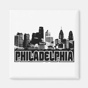 Philadelphia Skyline Magneet