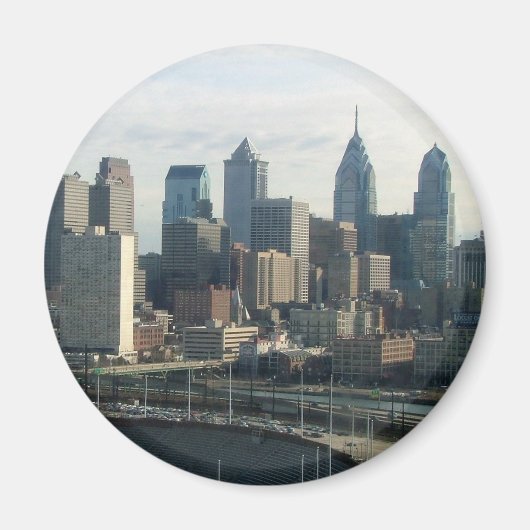 Philadelphia Skyline Magneet (Voorkant)