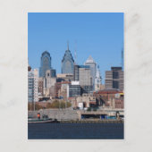 Philadelphia Skyline, Middium Uitzicht Briefkaart (Voorkant)