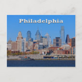 Philadelphia Skyline, Middium Uitzicht II Briefkaa Briefkaart (Voorkant)