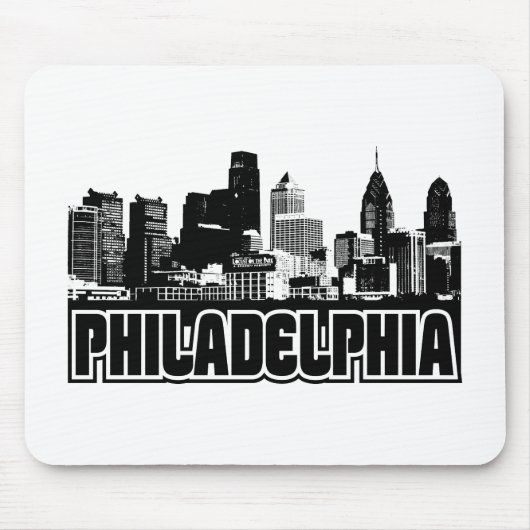 Philadelphia Skyline Muismat (Voorkant)
