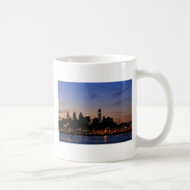 Philadelphia Skyline op Twilight Koffiemok