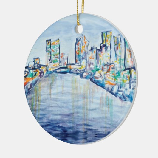 Philadelphia Skyline Ornament (Links)