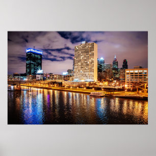 Philadelphia Skyline Poster