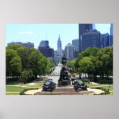 Philadelphia Skyline Poster (Voorkant)