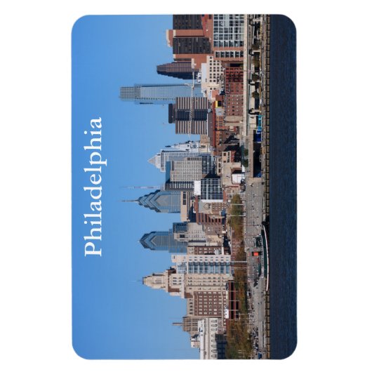 Philadelphia Skyline Premium Magnet Magneet (Verticaal)