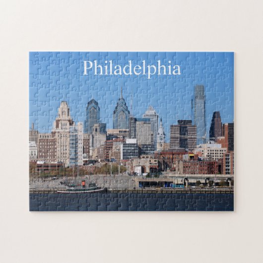 Philadelphia Skyline Puzzle Legpuzzel (Horizontaal)
