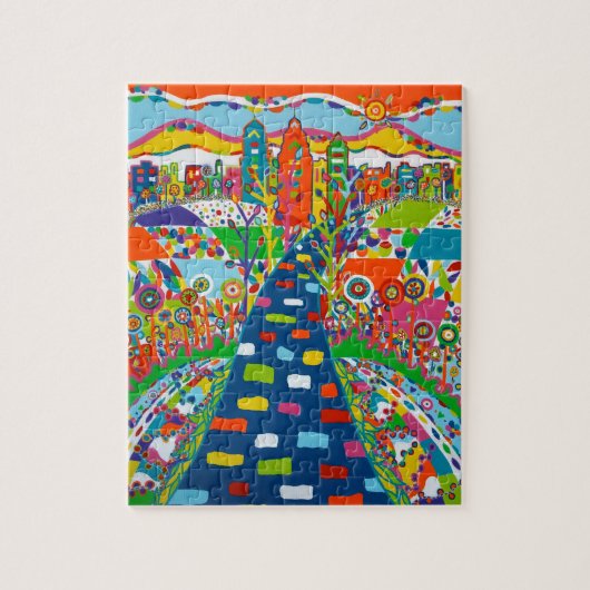 Philadelphia Skyline Puzzle Legpuzzel (Verticaal)