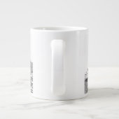 Philadelphia Skyline Sketch Jumbo Mok (Achterkant)