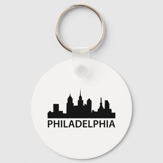 Philadelphia Skyline Sleutelhanger (Voorkant)