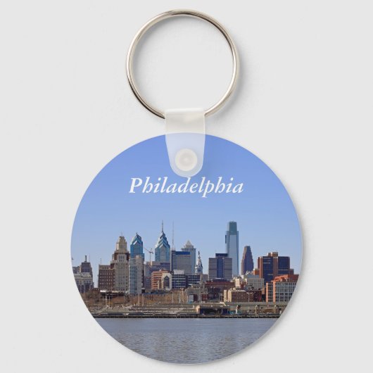 Philadelphia Skyline Sleutelhanger (Voorkant)