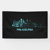 Philadelphia Skyline Spandoek (Horizontaal)