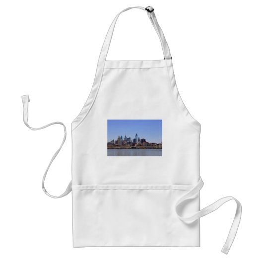 Philadelphia Skyline Standaard Schort (Voorkant)