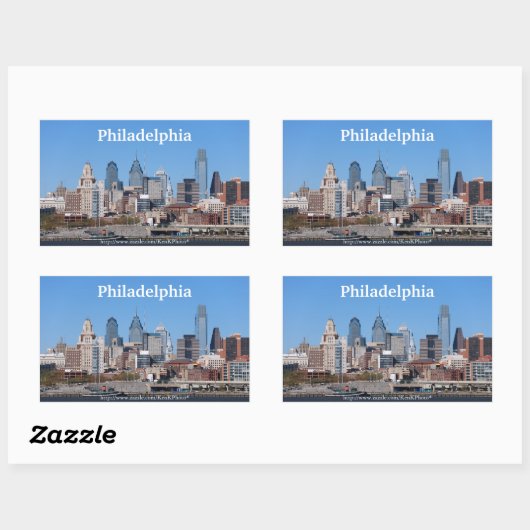 Philadelphia Skyline Sticker (Vel)