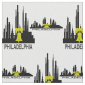 Philadelphia Skyline Stof (Close Up)