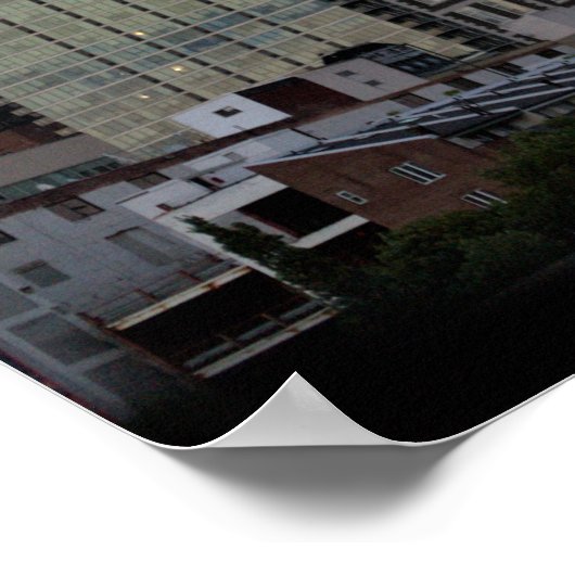 Philadelphia Skyline Sunset Foto Poster (Hoek)