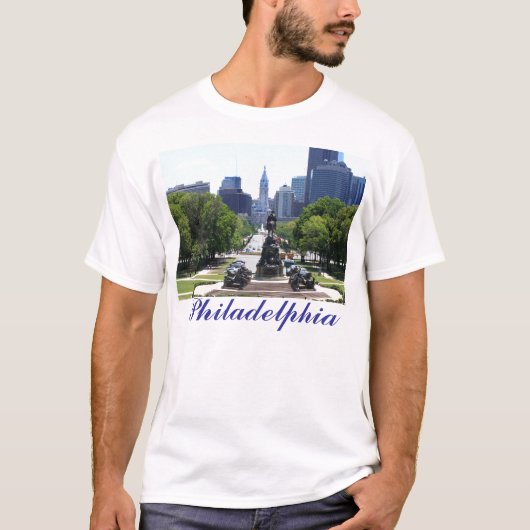 Philadelphia Skyline T-shirt (Voorkant)