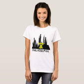 Philadelphia Skyline T-shirt (Voorkant volledig)