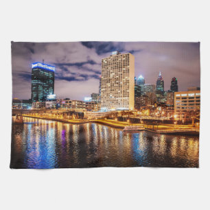Philadelphia Skyline Theedoek
