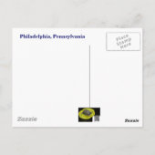 Philadelphia Skyline van de Walk Briefkaart (Achterkant)