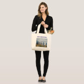 Philadelphia Skyline van de Walk Grote Tote Bag (Voorkant (model))