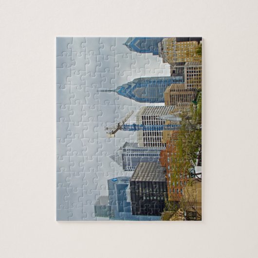 Philadelphia Skyline van de Walk Legpuzzel (Verticaal)