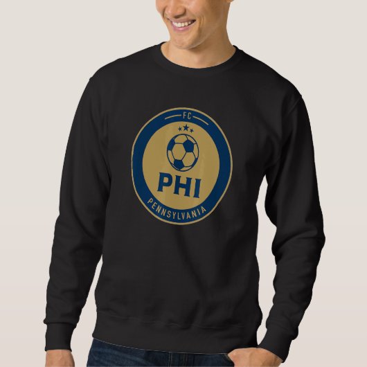 Philadelphia Soccer Jersey Original Fan Round Badg Trui (Voorkant)