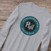 Philadelphia Soccer Mom Philly Love Retro T-shirt