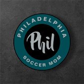 Philadelphia Soccer Mom Philly Love Retro T-shirt