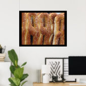 Philadelphia Soft Pretzels Foto Poster (Thuiskantoor)