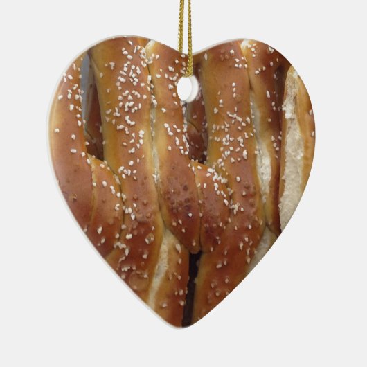 Philadelphia Soft Pretzels Keramisch Ornament (Rechts)