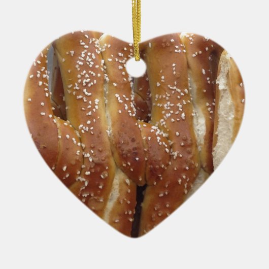 Philadelphia Soft Pretzels Keramisch Ornament (Voorkant)
