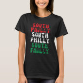 Philadelphia South Philly Italiaanse vlag Brothe T-shirt (Voorkant)