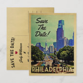 Philadelphia sparen de Datum  Briefkaarten (Voorkant / Achterkant)