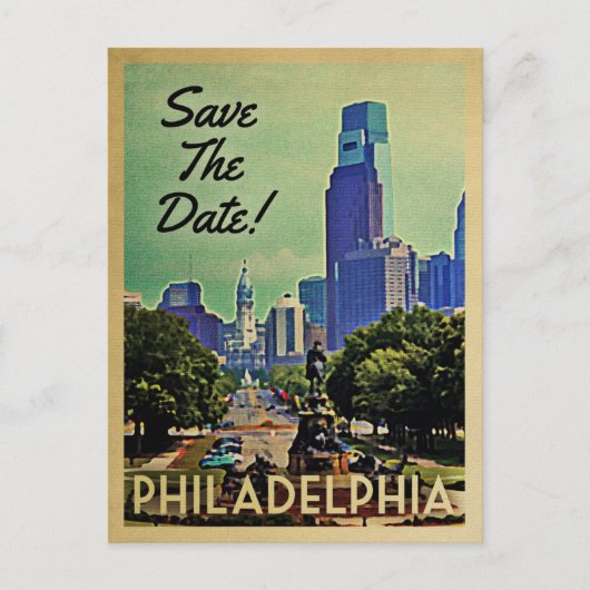 Philadelphia sparen de Datum  Briefkaarten (Voorkant)