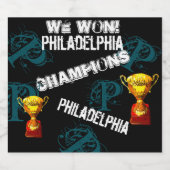 PHILADELPHIA SPARKLING WIJNETIKET (Enkel label)