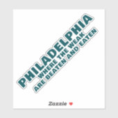 PHILADELPHIA SPORTS STICKER (Vel)