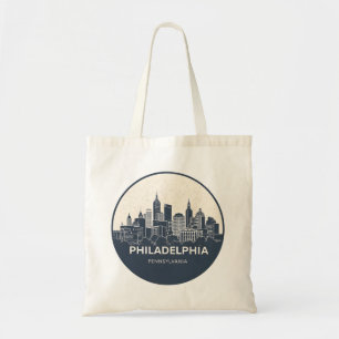Philadelphia Stad Pennsylvania USA silhouet Tote Bag