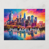 Philadelphia, stad van de broederliefde briefkaart (Voorkant)