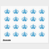 Philadelphia Stamp Ronde Sticker (Vel)